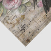 ヴィンテージビクトリアンフローラシート音楽&レイベン 薄葉紙 (詳細)