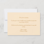 ヴィンテージビクトリアンフローラルパターンありがとう サンキューカード (裏面)