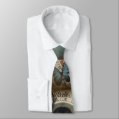 ヴィンテージビクトリアンフローラレトロなパリ女性 ネクタイ (タイ)