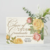 ヴィンテージビクトリアンフローラ2025卒業 招待状 (スタンド正面)