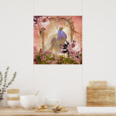 ヴィンテージビクトリアンフローラ ポスター (キッチン)