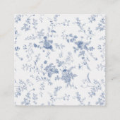 ヴィンテージビクトリアンフローラBlu-Squareエンクロージャカード エンクロージャーカード (裏面)