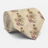 ヴィンテージビクトリアンブライドアンティークブライダルポートレート ネクタイ (ロール)