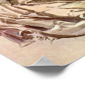 ヴィンテージビクトリアンブライドアンティークブライダルポートレート ポスター (角)