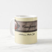 ヴィンテージビクトリアンブルック・モノグラム コーヒーマグカップ (正面左)