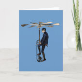 ヴィンテージビクトリアンヘリコプ飛んでいるタ制御 カード (正面)