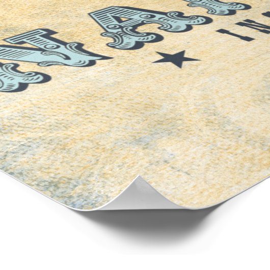 ヴィンテージビクトリアンホエールナンタケットMA株式会社1671 ポスター (角)