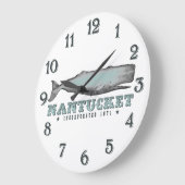 ヴィンテージビクトリアンホエールナンタケットMA株式会社1671 ラージ壁時計 (傾斜)