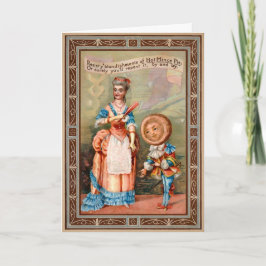 ヴィンテージビクトリアンホットミンスパイクリスマスカード シーズンカード