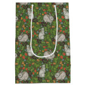 ヴィンテージビクトリアンホワイトバニーラビットインガーデン ミディアムペーパーバッグ (裏面)