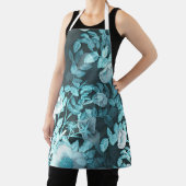 ヴィンテージビクトリアンホワイトフローラデザイン| エプロン (インサイチュ)