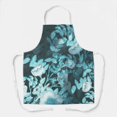 ヴィンテージビクトリアンホワイトフローラデザイン| エプロン (正面)