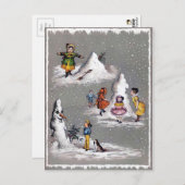 ヴィンテージビクトリアンポストカード ポストカード (正面/裏面)