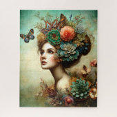 ヴィンテージビクトリアンポートレートの女性 ジグソーパズル (縦)