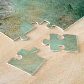 ヴィンテージビクトリアンポートレートの女性 ジグソーパズル (側面)