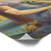 ヴィンテージビクトリアンポートレートアートのポスター ポスター (角)