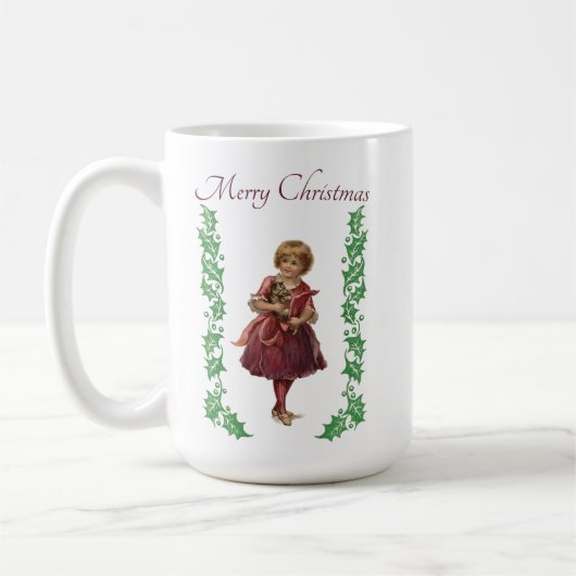 ヴィンテージビクトリアンマグカップ コーヒーマグカップ (左)