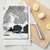 ヴィンテージビクトリアンマザーグースバイシャルルロビンソン キッチンタオル (四つ折り)