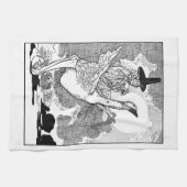 ヴィンテージビクトリアンマザーグースバイシャルルロビンソン キッチンタオル (横)