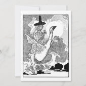 ヴィンテージビクトリアンマザーグースバイシャルルロビンソン 招待状 (正面)