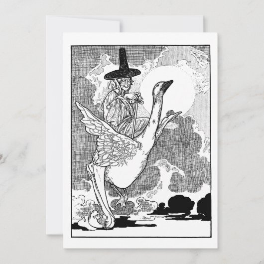 ヴィンテージビクトリアンマザーグースバイシャルルロビンソン 招待状 (正面)