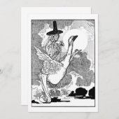 ヴィンテージビクトリアンマザーグースバイシャルルロビンソン 招待状 (正面/裏面)