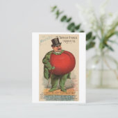 ヴィンテージビクトリアンマントマト体 ポストカード (スタンド正面)