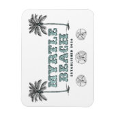 ヴィンテージビクトリアンマートルビーチサウスカロライナ マグネット (縦)