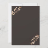 ヴィンテージビクトリアンムーディファインアートフローラ 招待状 (裏面)