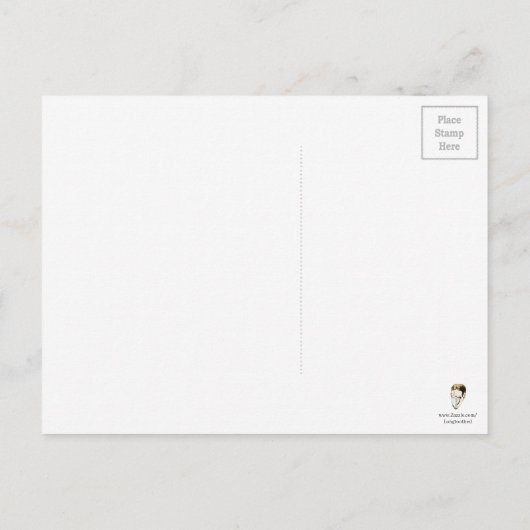 ヴィンテージビクトリアンメリークリスマス ポストカード (裏面)