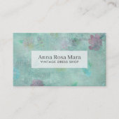 **ヴィンテージビクトリアンモダングランジフローラ 名刺 (正面)