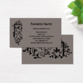 ヴィンテージビクトリアンモノグラム装飾文字F (デスク)