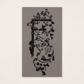 ヴィンテージビクトリアンモノグラム装飾文字F (裏面)