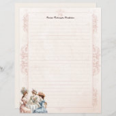 ヴィンテージビクトリアンモノグラム製文房具 (正面/裏面)