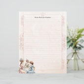 ヴィンテージビクトリアンモノグラム製文房具 (スタンド正面)