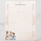 ヴィンテージビクトリアンモノグラム製文房具 (正面)