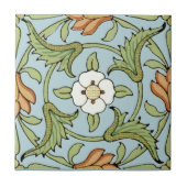 ヴィンテージビクトリアンラフランスのフローラルパターン タイル (正面)