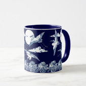 ヴィンテージビクトリアンラ日本のーン・オーバームーン マグカップ (正面右)
