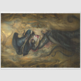 ヴィンテージビクトリアンリザードレディーデクページ 薄葉紙