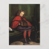 ヴィンテージビクトリアンリトルヴァガボンドトラベルハガキ ポストカード (正面)