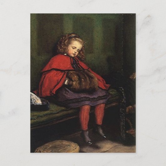 ヴィンテージビクトリアンリトルヴァガボンドトラベルハガキ ポストカード (正面)