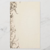 ヴィンテージビクトリアンルックひな形 便箋 (裏面)