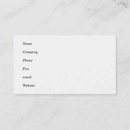 ヴィンテージビクトリアンレッドローゼズ名刺 名刺 (裏面)