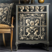 ヴィンテージビクトリアンレディエレガント・カメオ 薄葉紙