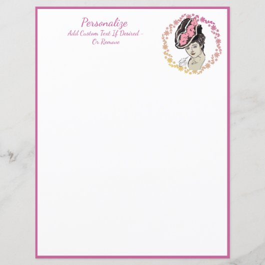 ヴィンテージビクトリアンレディフェミニンフラワーハット (正面)