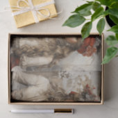 ヴィンテージビクトリアンレディースクリスマスデクページ 薄葉紙 (ギフト)