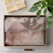 ヴィンテージビクトリアンレディーデカッペティッシュペーパー 薄葉紙 (ギフト)