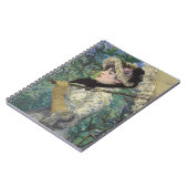 ヴィンテージビクトリアンレディ傘ノート ノートブック (左側)