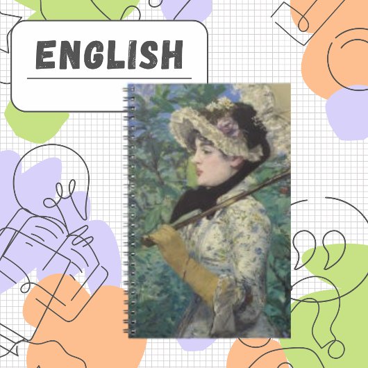 ヴィンテージビクトリアンレディ傘ノート ノートブック