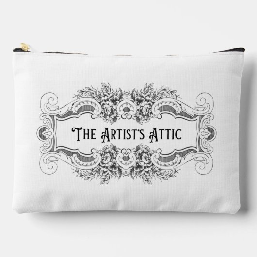 ヴィンテージビクトリアンロゴ アクセサリーポーチ (正面)